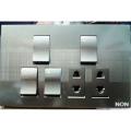 4+2 switch socket China fitting. 