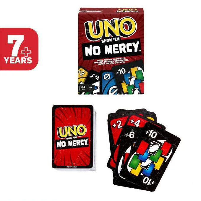 UNO Card Game - Multicolor - Premium Imported Quality Classic 108 Cards Pack Fun for Kids & Adults