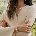 Handmade exquisite crystal beads beaded necklace for women irregular pendant kpop bohemian aesthetic jewelry halloween choker. 
