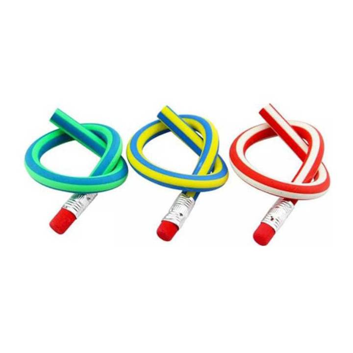 Magic Flexible Soft Pencil with Eraser ( MULTI COLOUR )