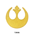 Yellow Star Wars Embroidered Iron On Patch Sew On Badge Bags Caps Jeans Jackets Applique. 
