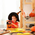50pcs Halloween Pumpkin Bags Trick or Treat Tote Party Treat Candy Bags Gifts. 