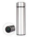 Customized Temperature Display LED Smart Water Bottle, Stainless Steel 500ml Bottle for School Kids and Gym Uses. 