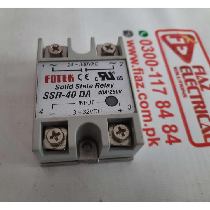 Fotek solid state relay SSR 40 ampere