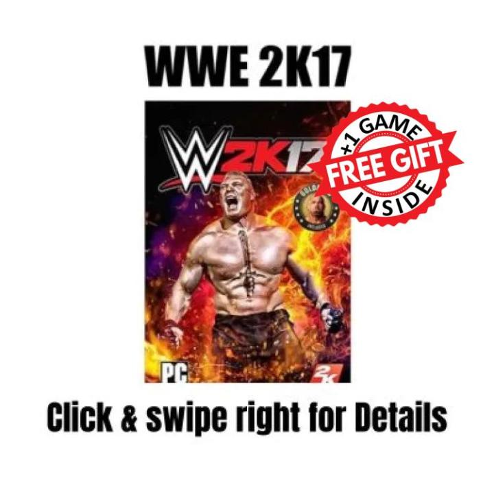 WWE 2K17 - Game For PC with free Gift (Google Drive/ Mediafire)