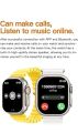 T10 Ultra Smart Watch 2.09 HD Bluetooth Call Game Smartwatch IP67 Waterproof Heart Rate Sleep Monitoring 1:1 Case Smartwatchs. 