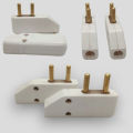 2Pcs 2 Pin Plug Male (Shoe) 250v 10A L Type Model High Quality. 