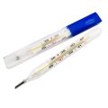 Mercury-Free Dual Scale Classic Traditional Glass Accuracy Thermometer 2ml Home Thermometer. 