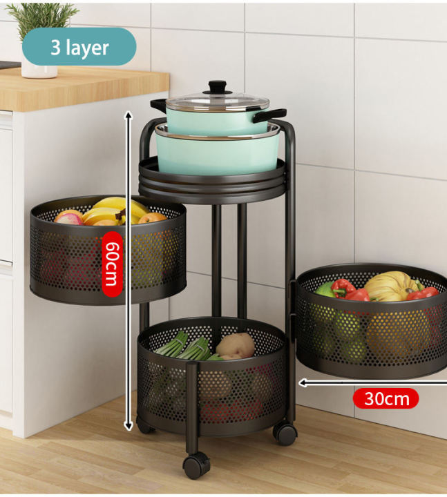 3/4/5%20Layer/Tier/Step%20Kitchen%20Rotating%20Shelf%20360%20Degree%20Baskets%20Fruit%20Vegetable%20Storage%20Rack%20Floor%20Round%20Household%20Multi-function%20Shelf%20With%20Wheels%20-%20Image%203