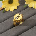 Cartoon Anime SpongeBob SquarePants Patrick Star BFF Friendship Ring Creative Can Be Open Couple Ring For Girl Boy Gift Mzea. 