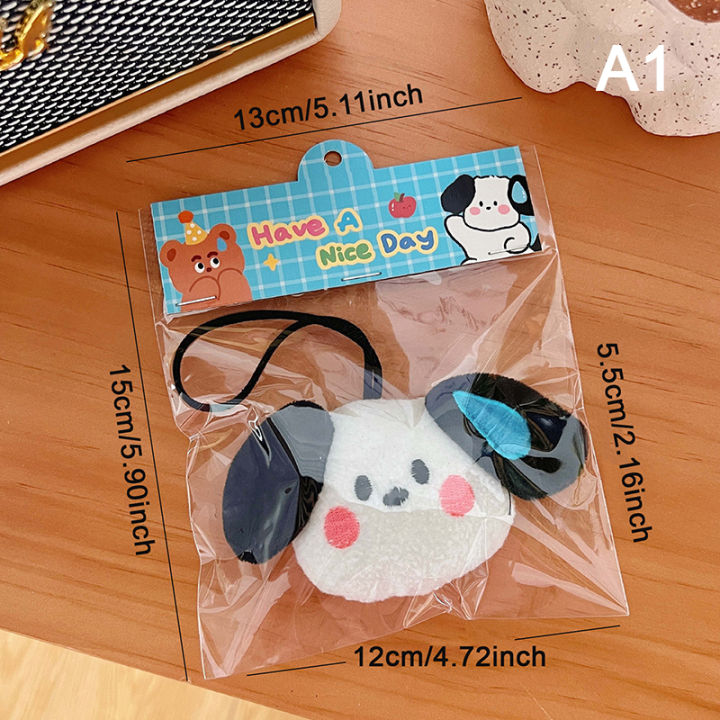 Cartoon Cute Sweating Puppy Little Bear Doll Child Plush Pendant Personality Creativity Student Doll Pendant Accessories Gift