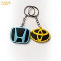 FADI. Pack Off 2  Keychain With Car Logo Honda & Toyota Keychains or Boy Car Stylish Silicone Key Chain Key Holder. 