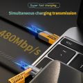 4 in 1 65W Fast Charging USB To Type C PD Cable Fast Charger For iPhone 15 14 13 Pro Max Xiaomi Samsung Huawei PD Mobile Phone Cable. 