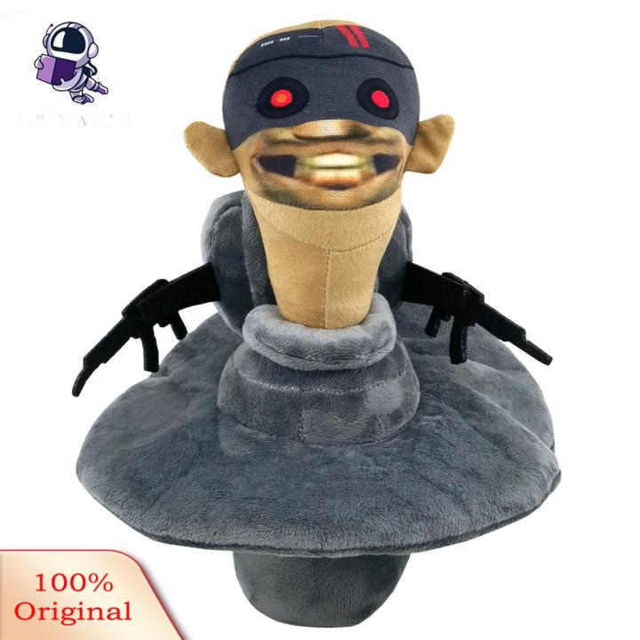 Cartoon Plush Toy Skibidi Toilet Plush Toy Funny Cameraman Plush Doll Cute Cartoon Monsters Collection for Kids Game Fans Perfect Party Props Home Decoration Great Gift Idea Cuddly Plush Toy