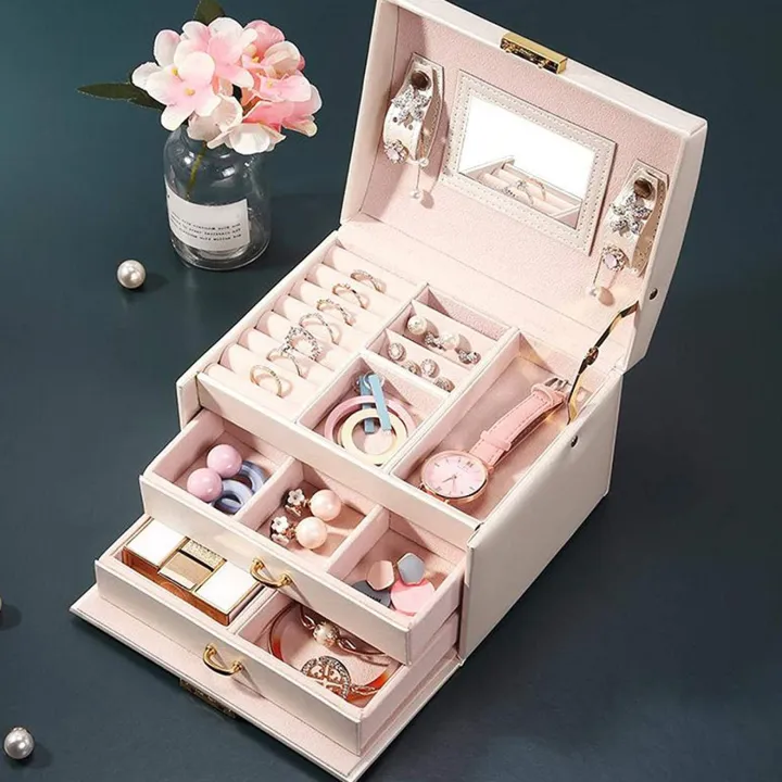 3%20Layer%20Women's%20Jewelry%20Box%20&%20Organizer%20with%20Mirror%20&%20Lock%20-%20Image%203