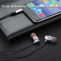YE1 Wired Earbuds Ergonomic Wire Control In-ear 3.5mm Portable Heavy Bass Earphones for Sports. 