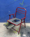 Portable Elder Bedside Toilet Chair Shower Commode Seat Bathroom Potty Stool New. 