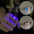 Fluorescent Ring Glow In Dark Adjustable Luminous Ring For Women Men Fashion. 