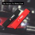 TRD Car Seat Belt Cover Universal Leather Car Safety Belt Auto Shoulder Protector Strap Pad Cushion Cover For Toyota Vios Hilux Camry Harrier Innova Rush Yaris Alphard Hiace Fortuner Vellfire Corolla Cross RAV4. 