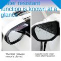 For Nissan Car Side Rear View Mirror Rain Eyebrow Visor Look Sun Shade Snow Guard Weather Shield Cover Auto Accessories. 