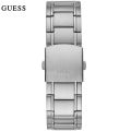 Guess Trek Blue Dial Silver Stainless Steel Watch For Men-W1249G2. 