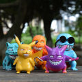 Pokemon GK wretched expression pack Pikachu Frog seeds Jenny turtle Little fire dragon car figure. 