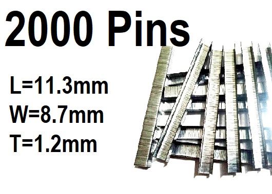Heavy Duty Stapler Pins 11.3mm best for 1.2mm TOTAL and INECO Stapler ...