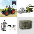 PinShang Remote Control Tractor For Kids 1:24 Scale RC Farmer Engineering Vehicle 2.4G 6CH Tractor Toy Birthday Gifts For Boys Girls. 