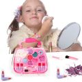 Baby Girls  KIDS MAKEUP KIT SET COSMETICS JEWELRY BREIFCASE REAL MAKEUP LIPSTICK. 