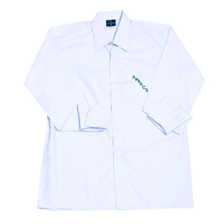 School Uniform Shirt Boys APS white army