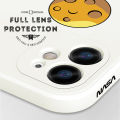 Hontinga for Infinix Note 10 Pro / Note 10 Pro NFC Back Cover Cartoon Moon Astronaut Side Design Case Square Edge Liquid Silicone Phone Case. 