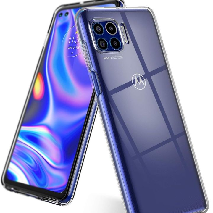Motorola Moto One 5G / Moto One 5G UW Back Cover Crystal Transparent Soft Clear Silicon Ultra Thin Protective Case