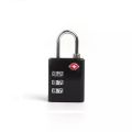 TSA Accepted 3-Digit Combination Lock for Suitcase & Baggage (Black). 