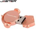 JASTER USB 2.0 Flash Drives Real capacity Cute Metal Cartoon Pen Drive 64GB Memory Stick 32GB 16GB 8GB Free Custom Logo Pendrive. 