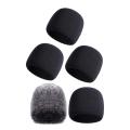 NANLIY- 3x Mic Cover Sponge Microphone Windscreen for Blue Yeti, Yeti Pro Condenser & (Sponge and Furry Windscreen, 2 Pack). 