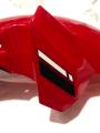 Fender Front CB-150 F Plastic (Genine)/Front Mudguard CB150 F (Red with Black and White stripes). 