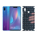 Huawei Nova 3i Back Paper Glitter 360 GLT529 Sami-Transperent Sheet Anti-stain Full Covering Wrap Cover. 