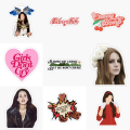 25/50pcs LANA DEL REY stickers of all albums mixed of famous singer spotify aesthetic cherry red coquette dark pinterest. 