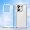 Lereach For Xiaomi Redmi Note 13 Pro 4G Note 12 Note 11 Pro 4G Luxury Silicone Cover Circular Frame Clear Precision TPU Lens Cap Phone Case. 