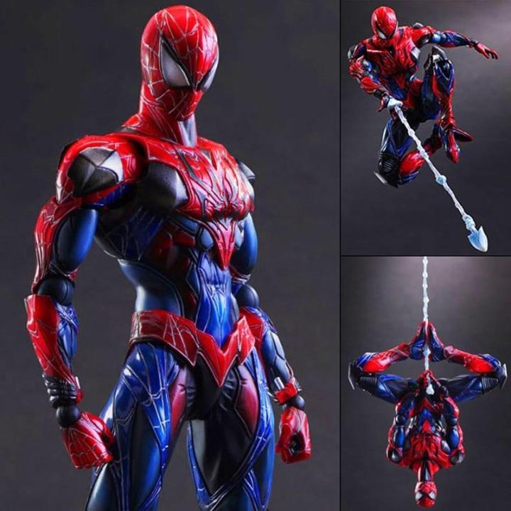 5 top hero toys for kids, including spiderman RED and Black toys