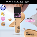 Maybelline NY New Fit Me Dewy + Smooth Liquid Foundation SPF 30 - 128 Warm Nude 30ml - For Normal to Dry Skin. 