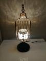 Versace table lamp pair imported led light. 
