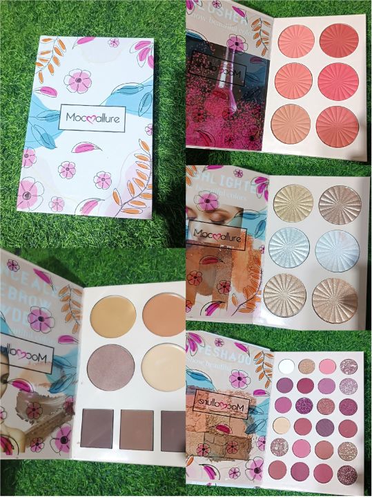 Mocullare%204%20In%201%20Makeup%20Book%20Palette%20With%20Eyeshadow,Blusher,Highlighter,%20Lipstick%20And%20Concealer%20Mocallure%204in1%20Makeup%20Glamour%20Palette%20Ultimate%20Book%20All%20in%20One%20Blush,%20Eye%20shadow,%20Contour%20&%20Highlighter%20Set%20-%20Image%203