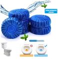 Pack of 10 Tablets Blue Automatic Toilet Cleaner Stain Remover Tabs Tablet Flush Tank automatic Commode cleaner Super market. 