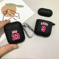 Basketball Number Name Custom Case for Apple Airpods 1 2 3 Soft Silicone Cover Logo Image Text Personalized Case for Airpods Pro. 