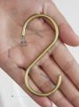 15 Pcs Heavy Duty Metal S Hooks Gold S Shaped Hooks Hanging Hangers Pan Pot Holder Rack Hooks for Kitchenware Spoons Pans Pots Utensils Clothes Bags Towels Plants, Customized by Dhudhi Mart. 