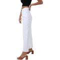 Xee Classic Mini Wide Leg Cropped Jeans. 