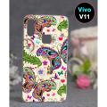 Vivo V11 Back Cover - Butterfly Cover. 