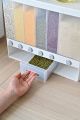 Dispenser Wall Mounted Cereal Food  For Kitchen  Space Saving Storage Containers For Cereal, Rice, lentils. 