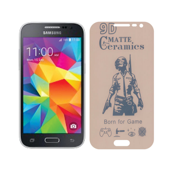 Samsung Galaxy Core Prime Matte Ceramic Flexible Unbreakable Front Film Gorilla Protector Matt Finish 9H For Game M12T